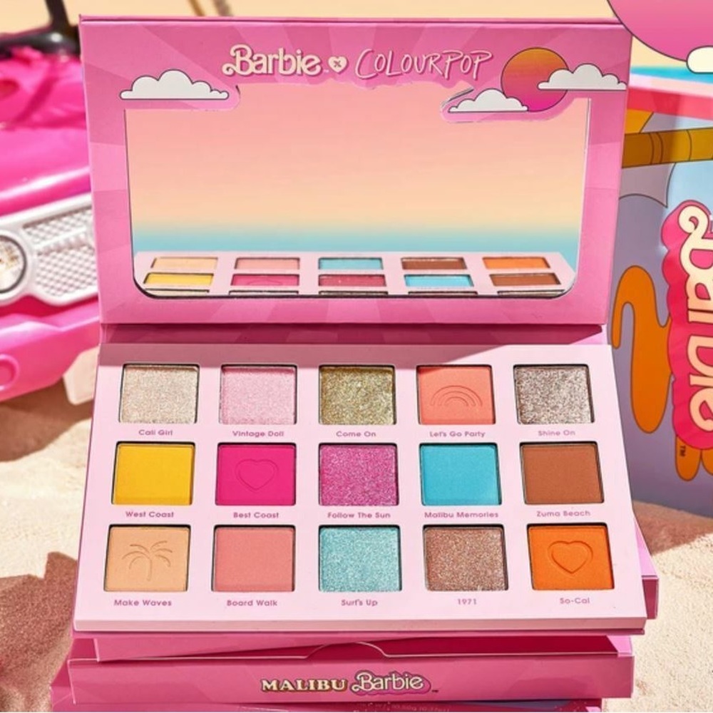 NWT Malibu Barbie Eyeshadow Palette